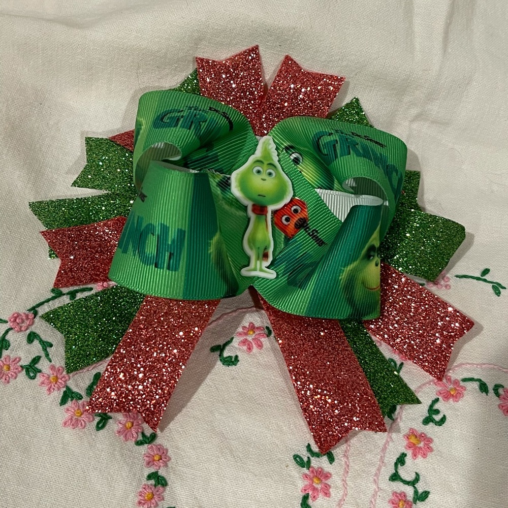Grinch Hairbow